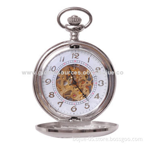 New Semi Automatic Copper Mechanical Men's Analog Pocket Fob-chain Watch, Luminous, CE/RoHS Mark